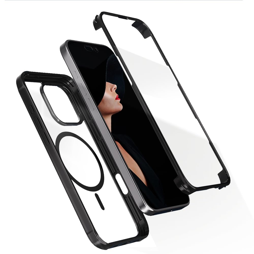 6.3インチブラック iPhone 16 Pro 用 ケース Torras - Guardian case for iPhone 16 Pro（6.3インチ） ［ ブラック